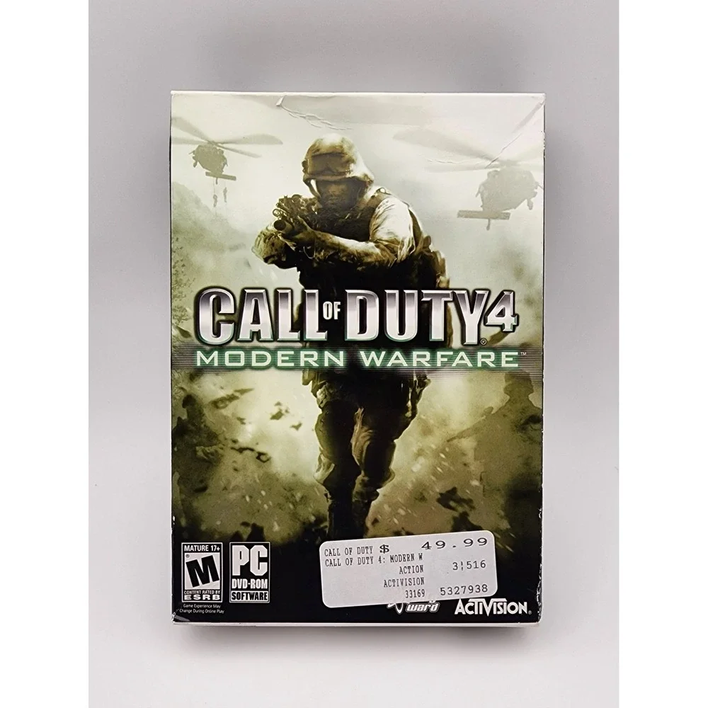 Call of Duty 4: Modern Warfare PC Game (2007) -‎ Complete in box